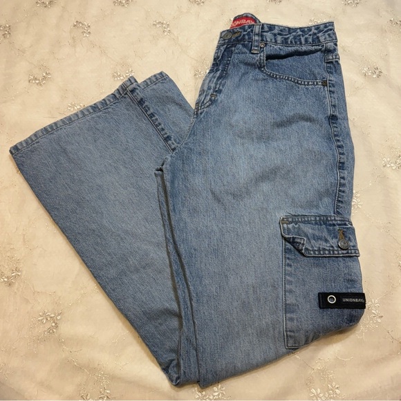 Vintage Y2K Union Bay Washed Cargo Pants – Size 9 / 27 Waist - Picture 3 of 4